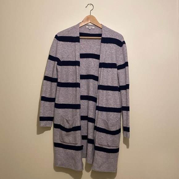 Madewell Kent Cardigan Sweater in Stripe. Size XXS. - Picture 7 of 11